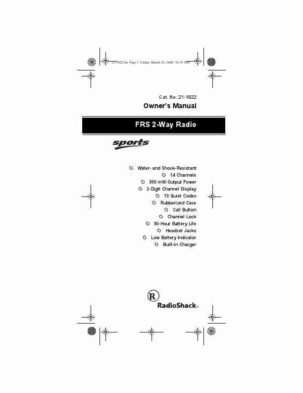 Radio Shack Two-Way Radio FRS-page_pdf